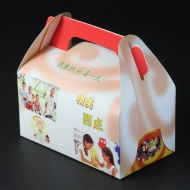 定制食品包装盒蛋糕盒环保折叠纸盒 西点包装盒中号提手西点盒批发